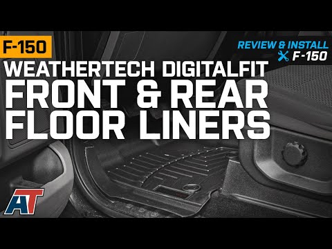 2015-2020 F150 Weathertech DigitalFit Front Over-the-Hump & Rear Floor Liners Review & Install