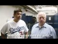 George Lopez Throws First Pitch at Dodger Stadium