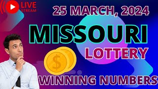 Missouri Midday Lottery Results For - 25 Mar, 2024 - Pick 3 - Pick 4 - Cash Pop - Lotto - Powerball