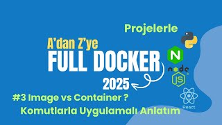 03 Image vs Container, Komutlarla Uygulamalı anlatım