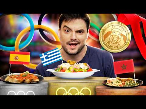 OLIMPÍADA DE COMIDA: GRÉCIA, ESPANHA, MARROCOS