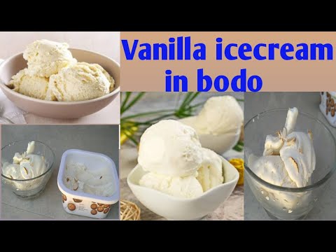 Vanilla icecream (Bodo) Home made icecream, Three ingredients ice-cream in Bodo..