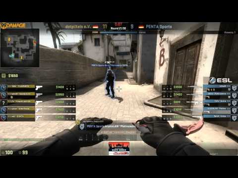 PENTA vs. dotpiXels | Qualifikations-Spiel, EPS Winter 2014 | (de_mirage)