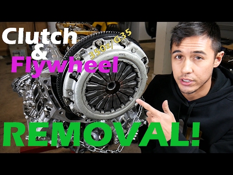 Clutch & Flywheel Removal for 350z/G35 (Day 2 Part 3)