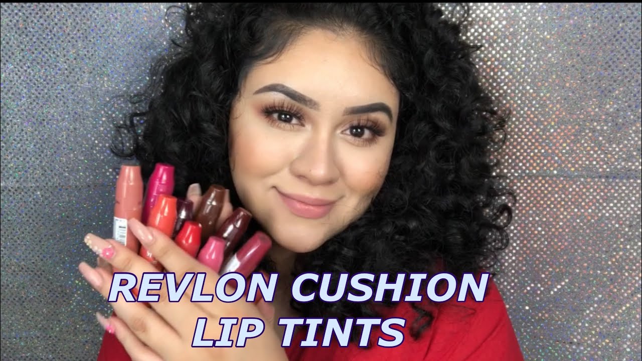 REVLON CUSHION LIP TINTS NEW SWATCHES
