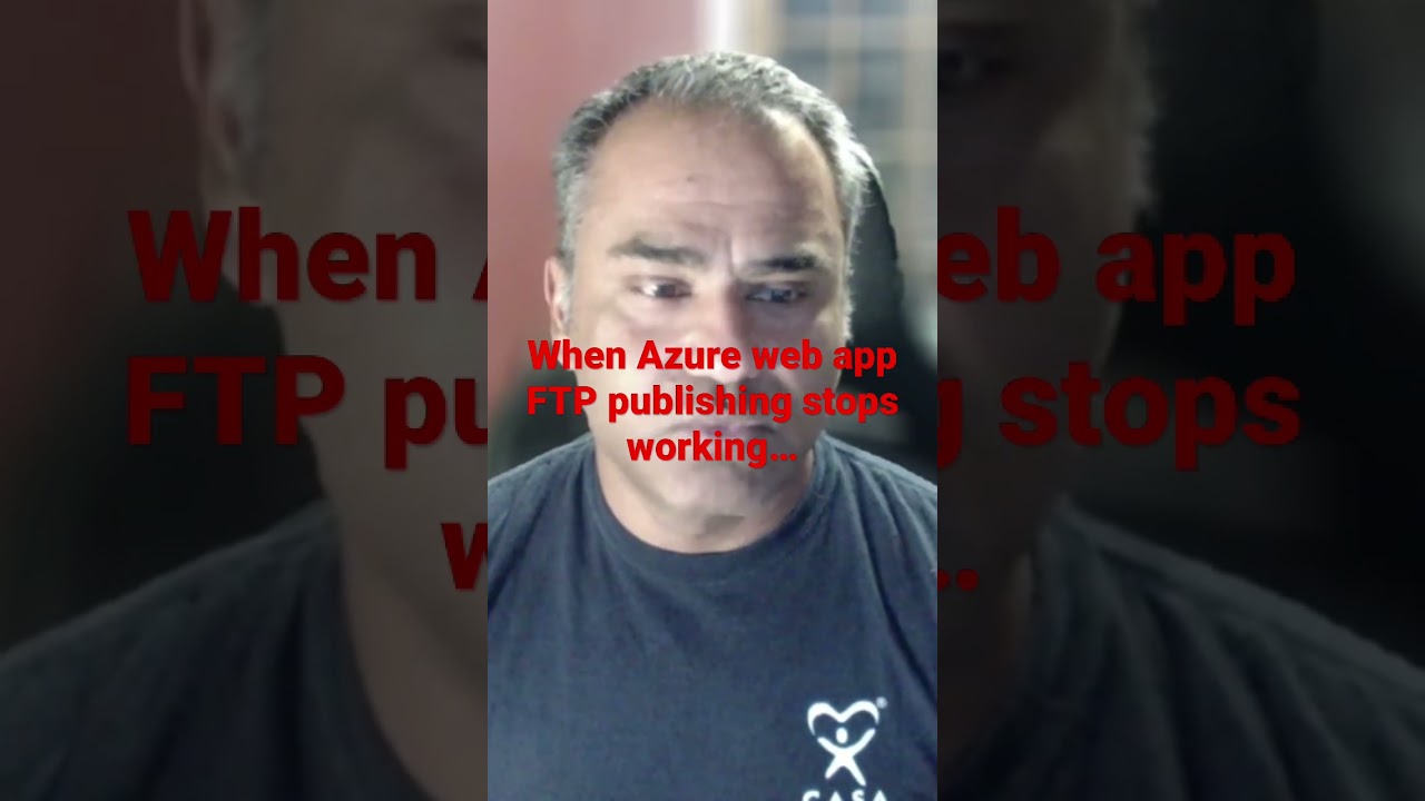 How to fix FTP publish error in Azure web apps #azure #apps #ftp #fix #shorts