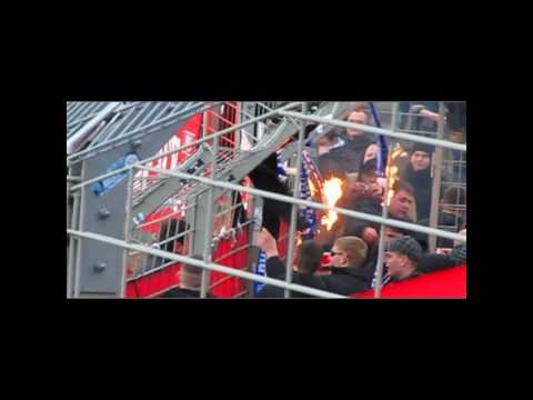 Ebbe an der Elbe HFC FCM Derby 1:0 Regionalliga Krawalle Polizeieinsatz