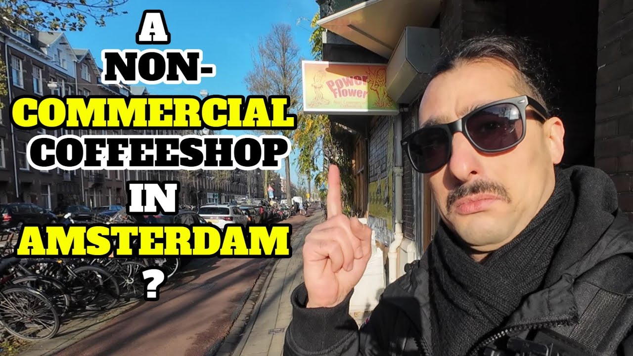 A Non-Commercial Coffeeshop in Amsterdam? I Had To Investigate This + FOOD & DRINKS AT🥦-Friendly Bar