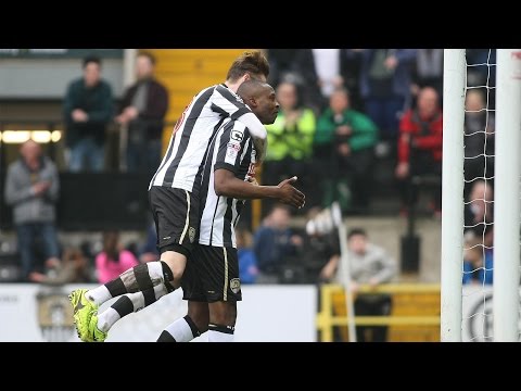 Shola Ameobi's first Notts goal