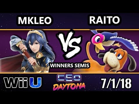 CEO 2018 Smash 4 - Echo Fox | MkLeo (Lucina) Vs. CND | Raito (Duck Hunt) Wii U - Winners Semis