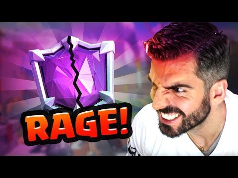 RAGE! TILTEI JOGANDO CLASH ROYALE!