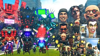 EPIC SKIBIDI TOILET FINAL BOSS FIGHT – CAMERAMAN, SPEAKERMAN & TV MAN VS ALL BOSSES IN GARRY'S MOD!