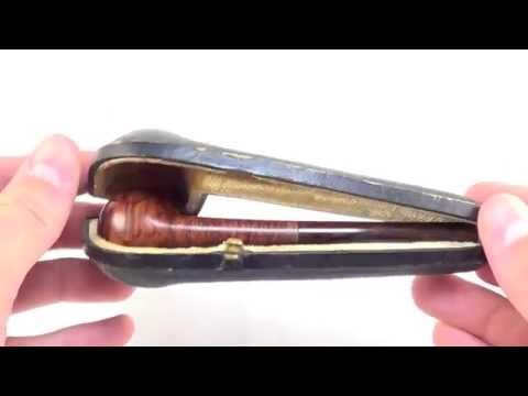 Dunhill R Patent Era Classic Billiard Style Smoking Pipe W Fitted Case From PIPELIST.COM