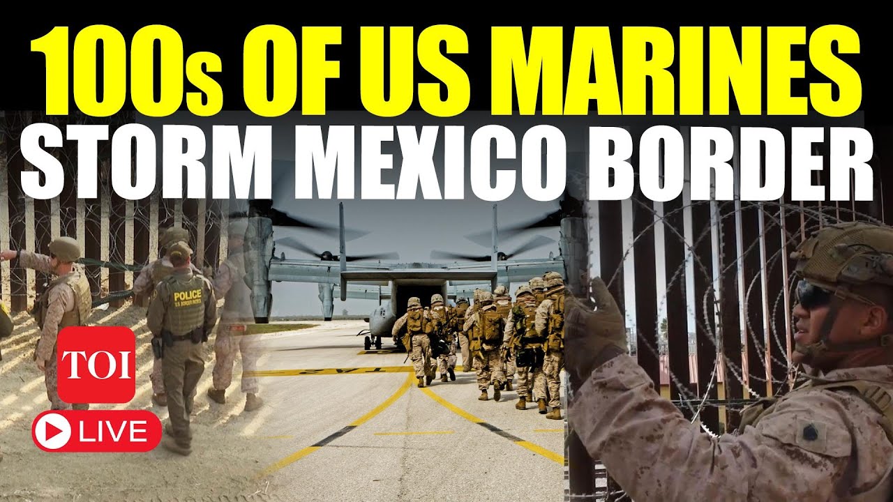 LIVE | Trump Declares War: US Marines, Choppers Storm Mexico Border | Immigrants 'Kicked Out'