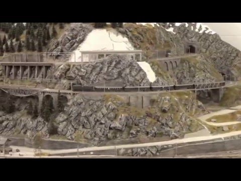 Schweizer Alpenanlage - eine Übersicht / Swiss Model Railroad - an Overview