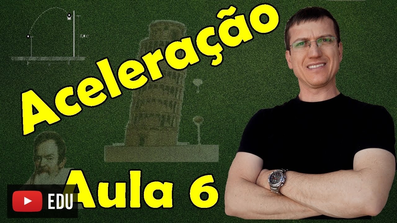 Aceleração Média - Cinemática Escalar - Aula 6 - Prof. Marcelo Boaro