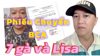 Bất ngờ phiếu chuyển BCA của Thiếu Tướng với Lisa mắt lòi và Kim Mao TV