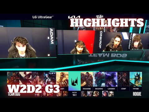 BDS vs RGE - Highlights | Week 2 Day 2 S12 LEC Spring 2022 | Team BDS vs Rogue W2D2