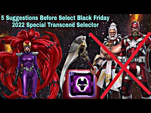 5 Suggestions Before Select Black Friday 2022 Special Transcend Selector - Marvel Future Fight