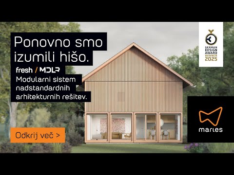 Marles FRESH MDLR: Inovativne lesene montažne hiše za trajnostno bivanje