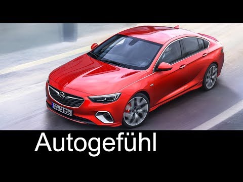 Opel Insignia GSi: Vauxhall's sporty Insignia? - IAA 2017 - Autogefühl