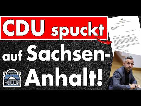 Die CDU spuckt den Wählern in Sachsen-Anhalt ins Gesicht