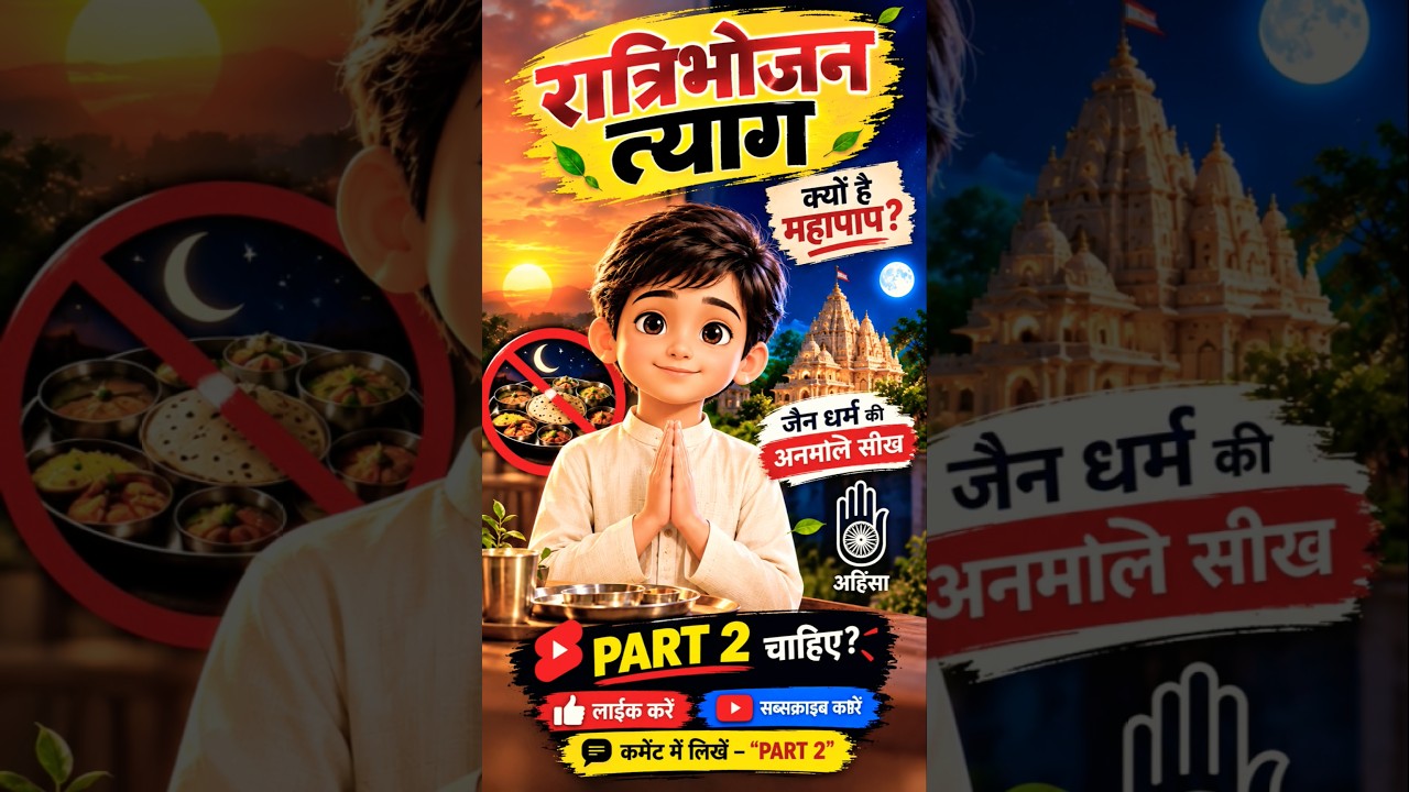 Raat ka Bhojan? 😱 Jain Dharma ka Ye Raaz Aap Nahi Jaante! #shorts #youtubeshorts #viral #jainism