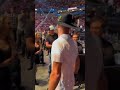 Cowboy Cerrone meets his family during #UFC276 walkout ?
