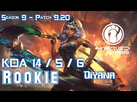 IG Rookie QIYANA vs LUCIAN Mid - Patch 9.20 EUW Ranked
