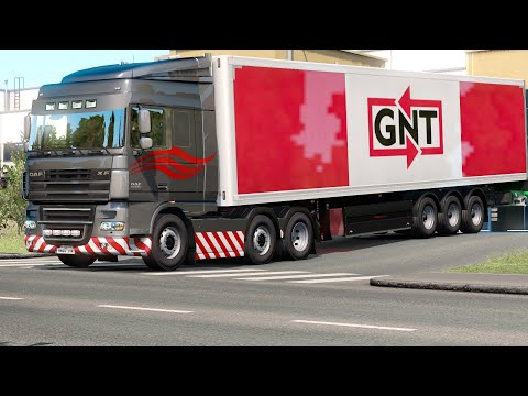 DAF XF 105 Midlift - Transporting Pork - Euro Truck Simulator 2