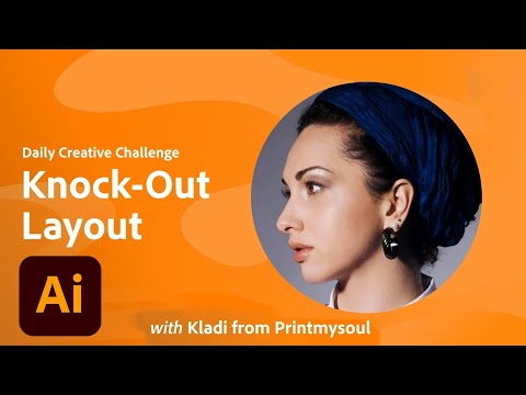 Illustrator Daily Creative Challenge - Knock-Out Layout | Adobe Creative Cloud