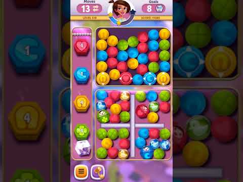 Diamond Diaries Saga Level 518 No Boosters