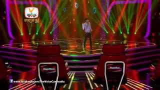 The Voice Cambodia 2014 Blind Audition | Kun Vutha - Min Srolunch Arnet Tver Avey