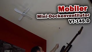 Mobiler Mini-Deckenventilator VT-145.D