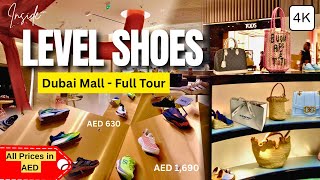 Inside LEVEL SHOES Dubai Mall 2026! Latest Trends, Luxury Sneakers, Designer Brands & More 4K