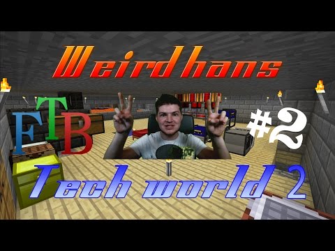 FTB Tech World 2 - Episode 2 - Fighting off the zombie invasion - Let's Play Minecraft