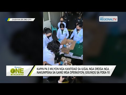One Mindanao: Kapin P4.5 milyon nga kantidad sa iligal nga droga, gisunog sa PDEA-10