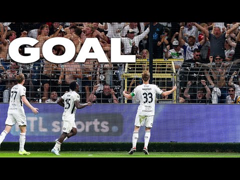 GOAL! Mathieu Maertens maakt de 1 - 1 tegen RSC Anderlecht