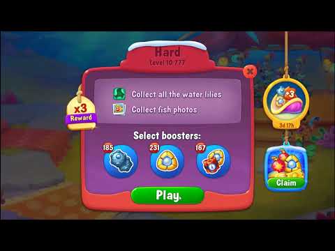 FISHDOM:  💥💥 Level 10775, 10776, 10777 Hard Level,10778 No boosters 💥💥