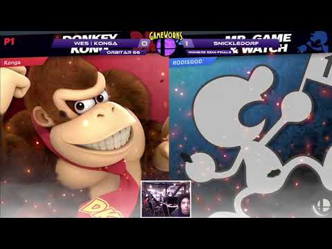 Konga (Donkey Kong) vs. Snickeldorf (Game & Watch) - Orbitar 66 - Winners Semis