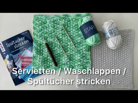 Knitting napkins / washcloths / dishcloths