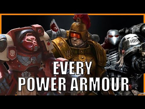 Every Single Power Armour Type EXPLAINED By An Australian | Warhammer 40k Lore