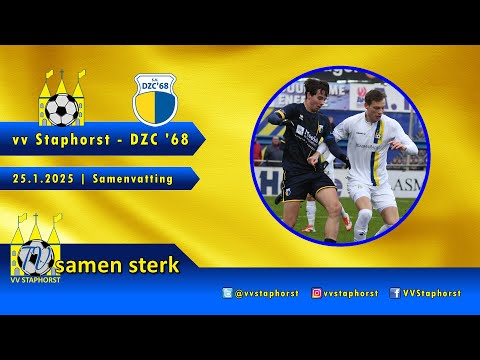 vv Staphorst - DZC ' 68 | 25.1.2025 | Samenvatting