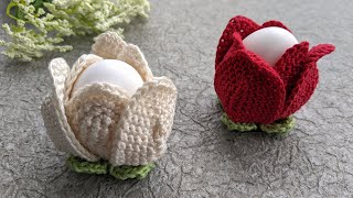 Crochet Easter Tulip Egg Holder