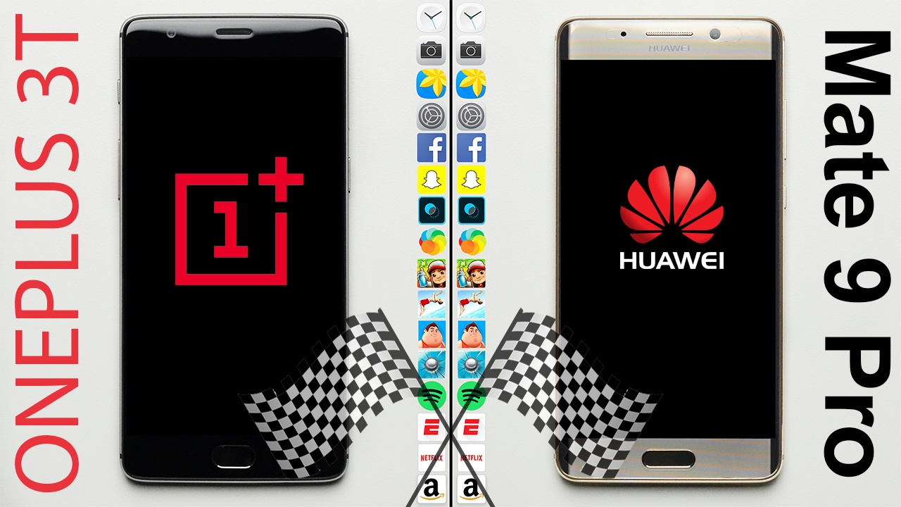 OnePlus 3T vs. Huawei Mate 9 Pro Speed Test