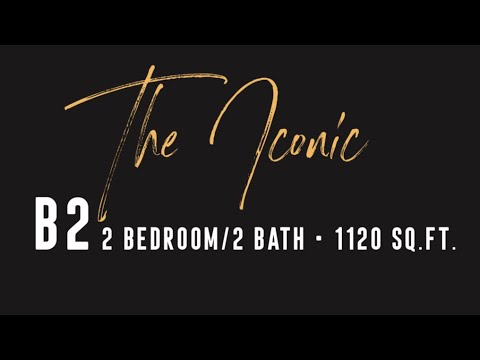 The Bohemian - B2 - The Iconic - 1120 SQ. FT. - 2 Bedroom / 2 Bath