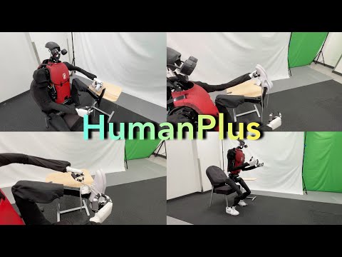 Stanford HumanPlus Humanoid learns to wear a Nike skateboard shoe, stand up and walk