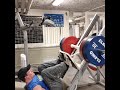 330kg leg press 5x5 reps deep below 90 degrees