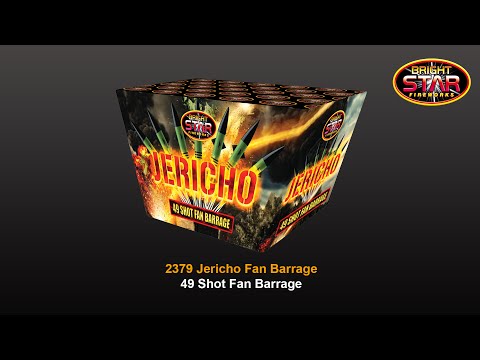Bright Star Fireworks - 2379 Jericho 49 Shot Fan Barrage