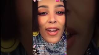 DOJA CAT DOES HER MAKE UP ON INSTAGRAM LIVE